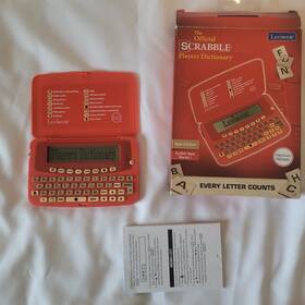 Scf-428aus Lexibook 841874021599 Scrabble Electronic Dictionary Open Box Tested Works