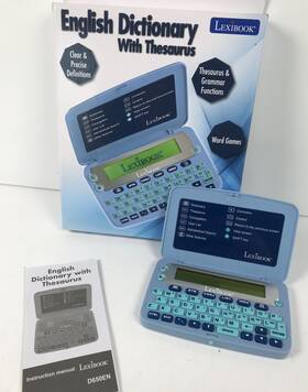 D650en Lexibook English Electronic Dictionary Thesaurus Phonetic Spellcheck -