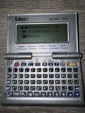 A19163 Lingo Gt10 Global Talk 10 Talking Translator High Quality Plenty Features