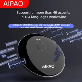 Malkit 744110942439 New Ai Translator 138 Languages Add Magnetic Bracket App Simultaneous Interpreta