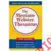 Mer637 Merriam-webster Paperback Thesaurusdictionary Printed Book 081413006377