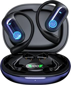 Yyk-q17-ai-01 Mozc 168 Languages Ai Translation Earbuds Bluetooth 5.4 Headphones Deep Blue