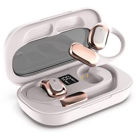 T23-beige Mozeyerh Language Translator Earbuds Supports 144 Languages Online Translation Real T