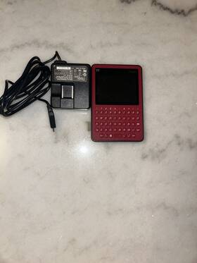 Peek 8007-qa2x6h4hs Handheld Red Electronic Dictionary With Power Cord