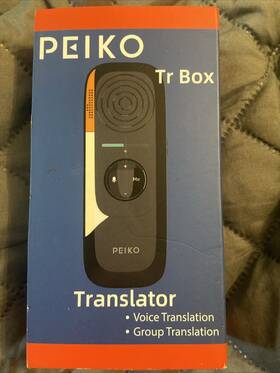 Peiko Science And Technology Co.ltd 711181618327 Ai Language Translator Device - 136 Languages Accents Two-way Real Time