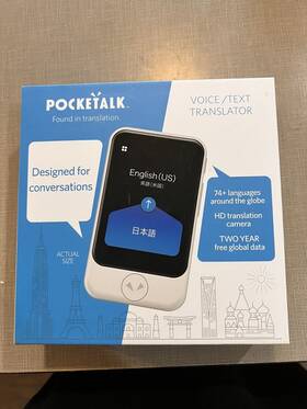 Pocketalk 858028008245 S Black Voice/text Translator Ptsgk-us