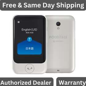 Pocketalk 858028008412 S Plus Two-way Voice And Camera 82 Language Translator Larger Screen