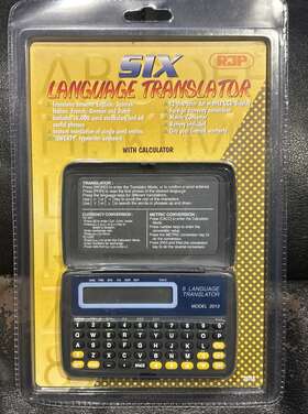 Electronics6 Rjp 721077020134 Vintage Language Translator And Calculator Model 2013 New Sealed