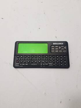 Rolodex Rf-2210 Vintage Personal Organizer Electronic Address Book Calculator