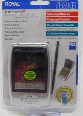 14316z Royal Extreme 768kb Personal Digital Assistant - 7 Language Translator Spell Ch
