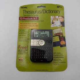 Royal 29510k Machines Rp8s Thesaurus-dictionary-speller-translator. New