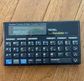 Tm12 Royal Vintage Travel Translator - Works