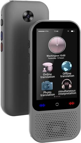 Rubeonly 790758462761 Language Translator Device 2024 Upgraded Portable Instant Offline T