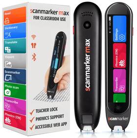 Scanmarker 850044444144 Max Reading Pen Designed For Classroom Support With Phonics Assi