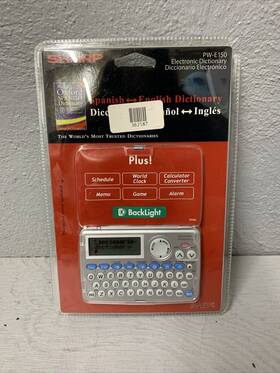 Sharp 074000018136 Spanish To English Electronic Dictionary