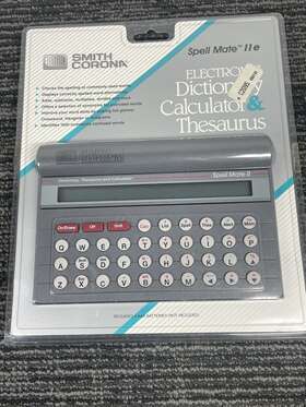 Smith Corona 036652669937 Vintage 1988 Spell Mate Iie Dictionary Calculator And Thesaurus