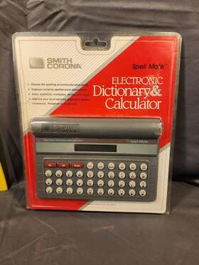 1185601 Smith Corona Vintage 1988 Spell Mate Electronic Dictionary/calculator New Sealed