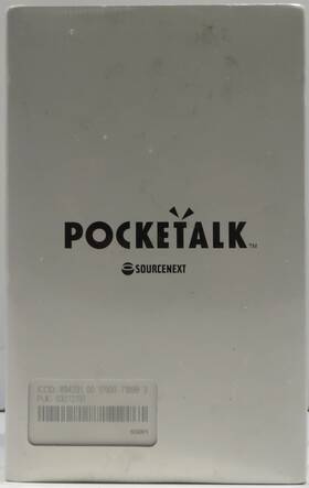 Sourcenext 549804457307 New Pocketalk S White Ptsww Voice Text Translator Wifi - Sealed
