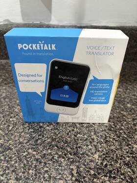 Sourcenext 549804753300 New Pocketalk S Translator Global 2-year Sim Gold Travel Gadget