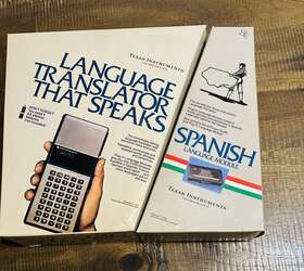 Mta4879 Texas Instruments 1979 Language Translator With Spanish Cartridge Original Pkging
