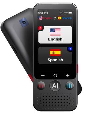 Vormor-z15 Think Buddy Language Translator Device - Real-time Two-way In 139 Languages P