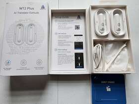 Time Kettle 712317120998 Timekettle Wt2 Plus Ai Translator Earbuds 40 Languages 93 Accents -white