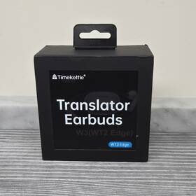 Timekettle 192644000574 Wt2 Edge/ W3 Real-time Language Translator Earbuds Black New Open Box