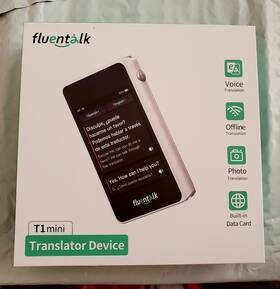 869763060136549 Timekettle Fluent Talk T1mini Translator Device