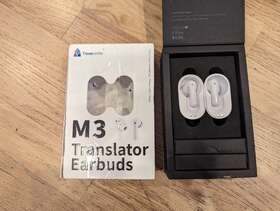 B0b61fcx1w Timekettle M3 Language Translator Earbuds Two Way Device White