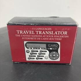 Trc-100 Travel Mate Electronic International Language Translator Smallest Vintage New