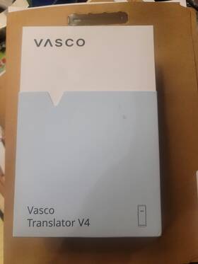Vasco 903111339906 V4 Voice Translator 108 Languages Free Communication Stone Gray