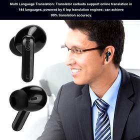 Vbestlife 313101678611 Intelligent Wireless Language Translator Earbuds - High Accuracy Travel Learning
