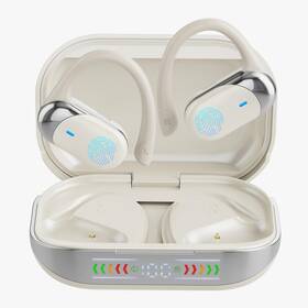 Voijump Dt718 Ai Translation Earbuds Real Time 144 Language Translator Small Off-white