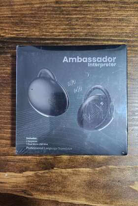 452308 Waverly Labs Ambassador Interpreter Translator 20 Languages 42 Dialects Over Ear