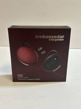 Waverlylabs 388672584989 Ambassador Interpreter Waverly Labs 20 Languages 48 Dialects Color Red