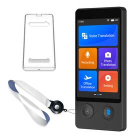 Wooask 445005154199 W12 Translator Two-way Real Time Voice Translation Device 144 Languages