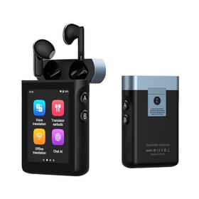 Wooask Wooask-a9s A9s Ai Translator Earbuds With Screen Offline Language Camer