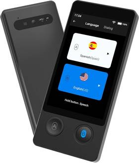 5276a1e Xupurtlk X-w12 Translator Device W12 Offline Translation 144 Languages 3.7 Inch Touchscreen