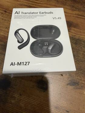 Ai-m127 Yesohu Bluetooth Ai Translator Earbuds Handheld Battery Powered