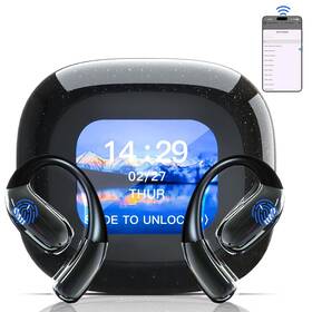Yocieco 748743810462 Translation Earbuds Real Time Ai Translator With Lcd Screen 3-in-1