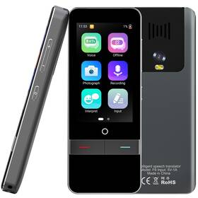 Zyhappk 782068073256 Translator Device - Language Translation Portable Real-time Translat
