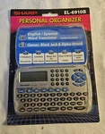 Nip Sharp Personal Organizer EL-6910B Spanish Translator Black Jack Alarm & More. Fixed Price $20.97.