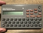 Vintage Texas Instruments Electronic Pocket Thesaurus Spell Checker Ti PS-4000. Fixed Price $16.99.
