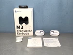 Timekettle M3 Translator Earbuds 3-IN-1 Live Translating/phone/music. Fixed Price $44.95.
