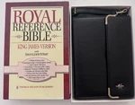 Royal Reference Bible With Shoulder Strap King James Version Box. Fixed Price $59.99.