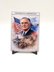 Aceo Custom Fan Art Card Franklin D. Roosevelt American History Tribute. Fixed Price $6.00.