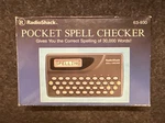 Vintage Radio Shack 63-930 Pocket Spell Checker Built Calculator New Open Box. Fixed Price $11.23.