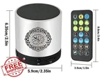 Hitopin Digital Quran Speaker, Fm Radio, Silver, Remote. Fixed Price $75.59.