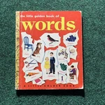 The Little Golden Book Of Words Label Category Classify Speech Dictionary. Fixed Price $8.88.