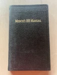 Merck 1899 Manual Facsimile Ready Reference Pocket Book Medical History. Fixed Price $34.05.